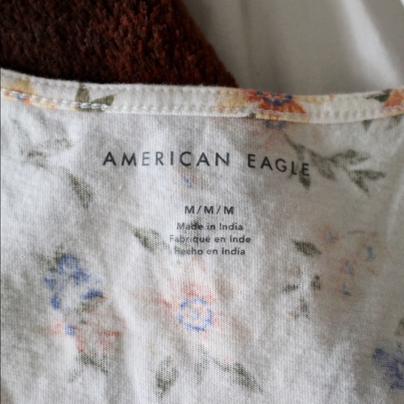 American Eagle floral tie tank - Picture 3 of 3